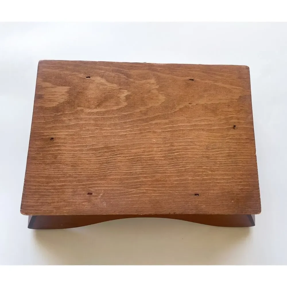 Vintage Give Us This Day Our Daily Bread Wood Tray